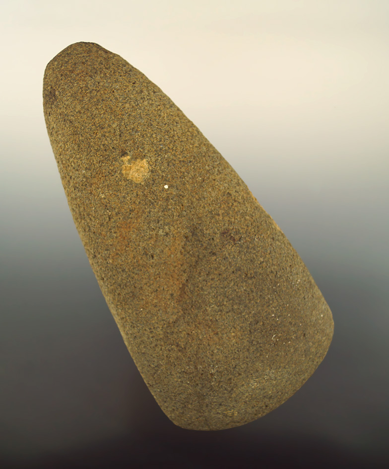 6 3/8" Celt in very good condition found in Michigan. Ex. Phil Wagle collection.