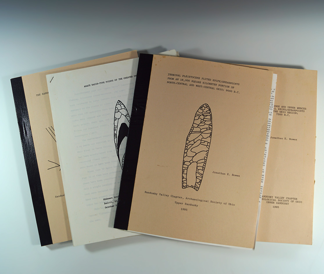 Set of 3 Journals from the Sandusky Valley Chapter, Archaeological Society of Ohio 1994 & 1995.