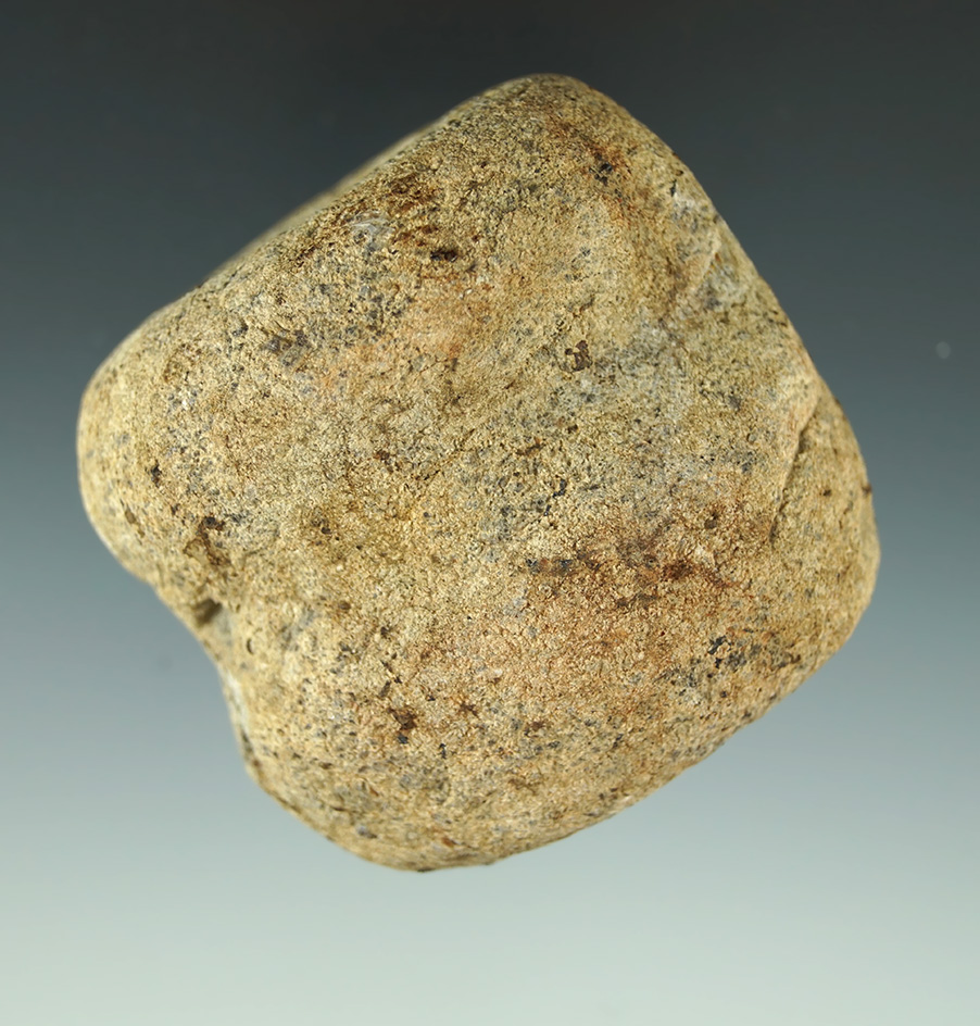 2 1/16" long 3/4 grooved Hammerstone found in Henry Co.,  Ohio.