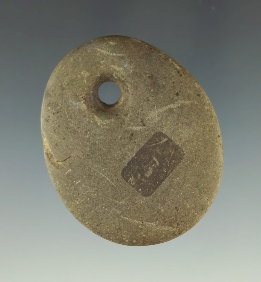 1 13/16" Pebble Pendant found in Ohio.