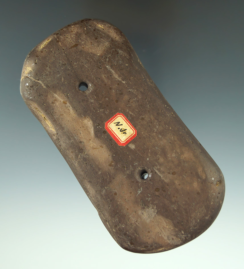 4 9/16" Gorget found in New Jersey.