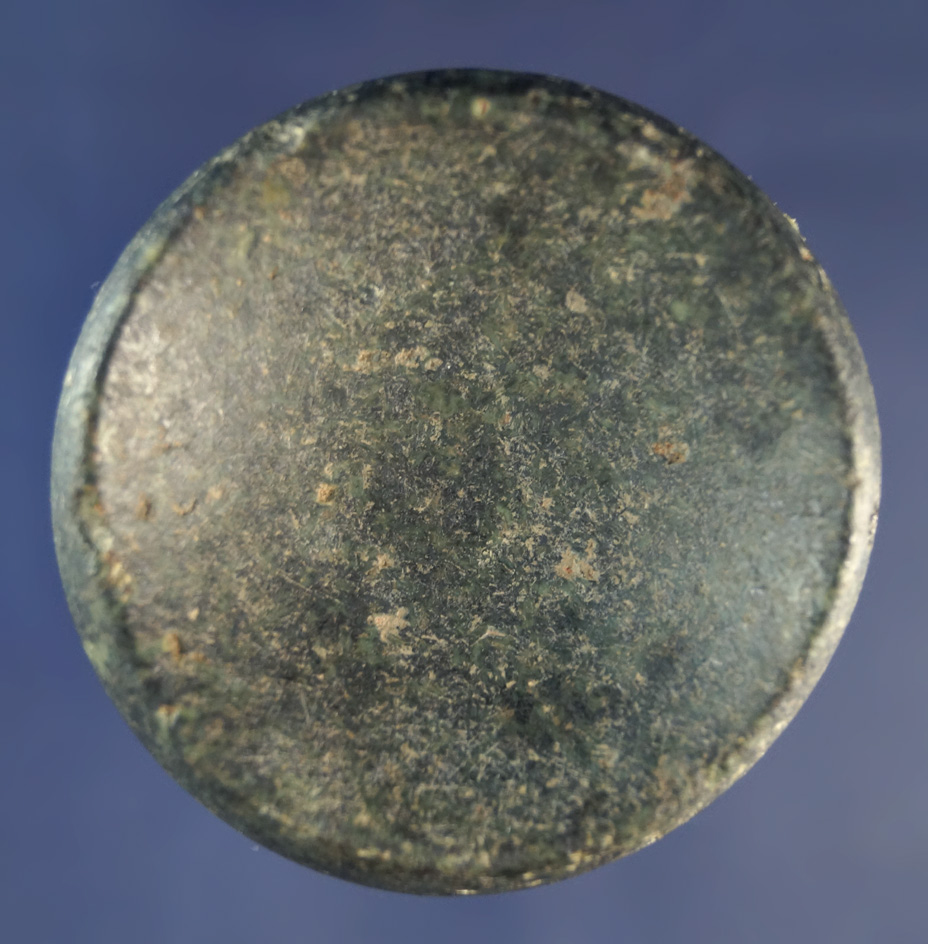 Nice! 2 3/16" Double Cupped Discoidal found on April 4, 1970 in Nodena Arkansas.Classic example .