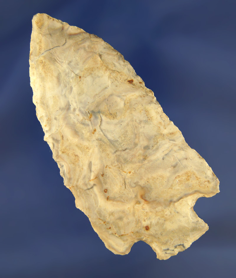 3 7/8" Smith made from Jefferson City chert found in Franklin Co., Missouri.