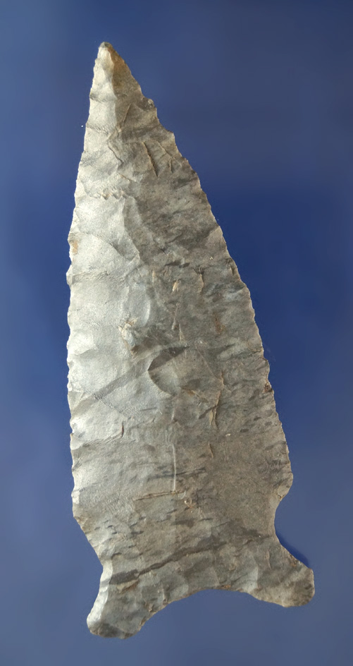 3 1/8" beautifully crafted Greenbrier found in Trigg Co., Kentucky made from attractive Dover Flint.