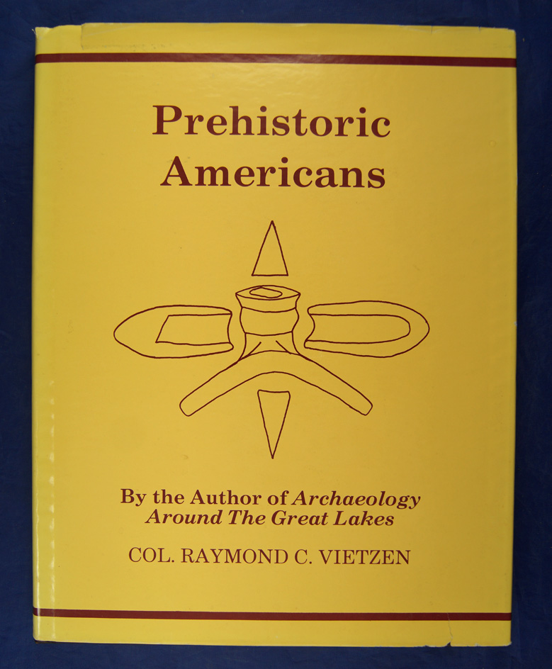 Hardbound book: "Prehistoric Americans" by Vietzen.