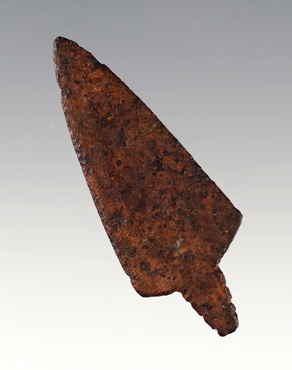 1 13/16" Historic Iron point found on the Southern Plains of Texas.