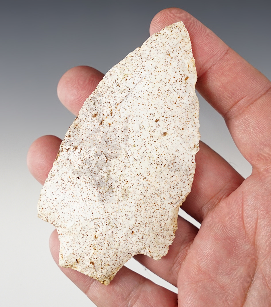 Well made 3 15/16" Savannah River found in Houston Co., Georgia.