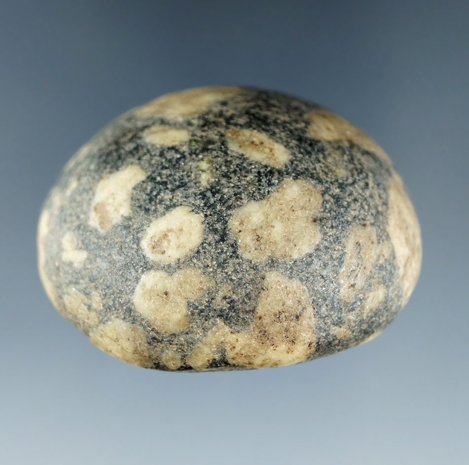 1 3/4" beautiful porphyry stone polished Cone found in Lorain Co., Ohio.