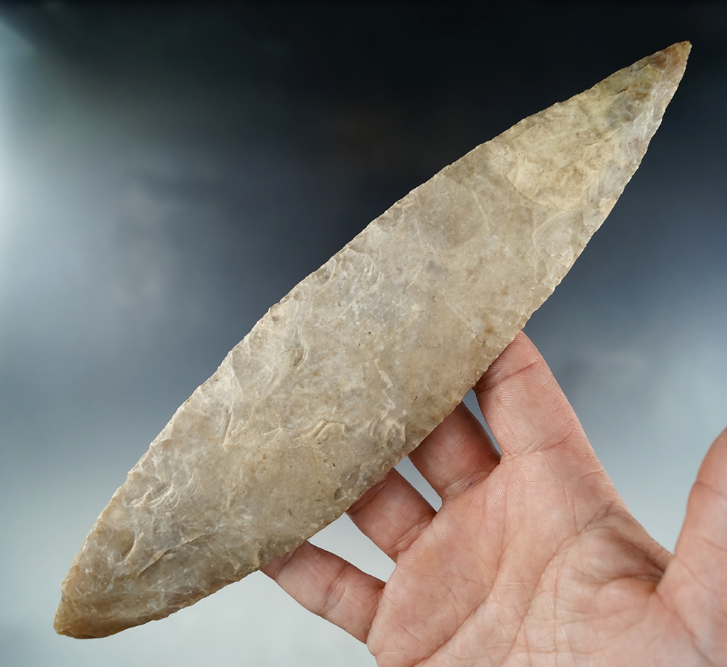 Large and nice! 8 11/16" Bi-pointed Knife found at the turn-of-the-19th century in McCurtain Co., OK