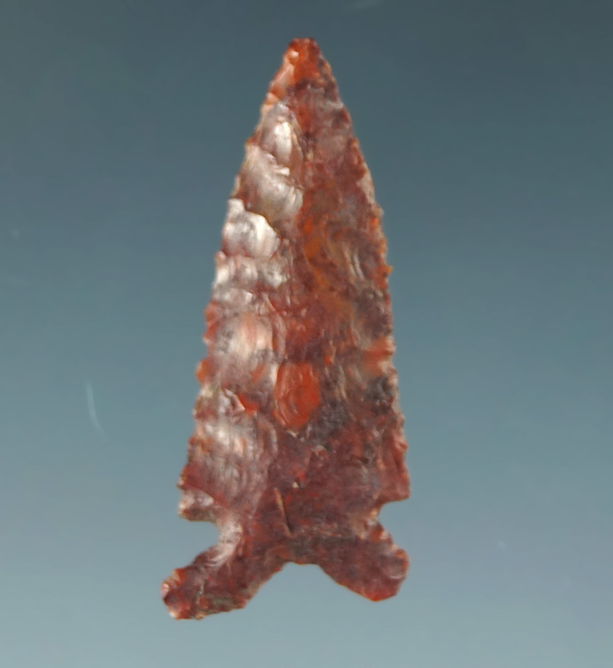 1 1/16" Desert Sierra made from nicely patinated red Jasper. California.