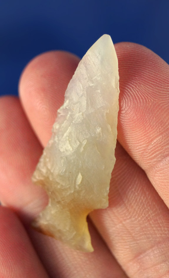 1 9/16" Merrybell made of highly translucent Chalcedony found near the Columbia River, WA