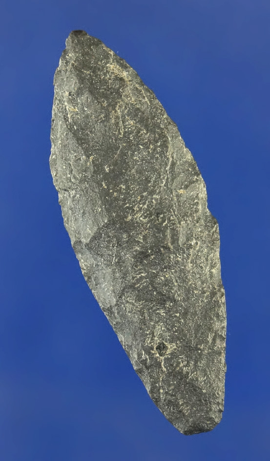 2" Paleo Spedis with heavily ground lower edges found near the Columbia River, Washington.