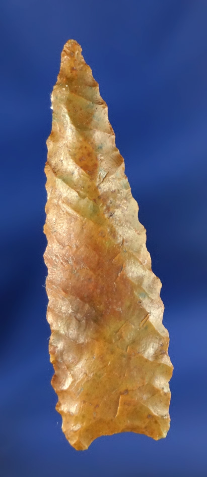 2" Humboldt made from Brown Jasper with nice oblique flaking found in Oregon