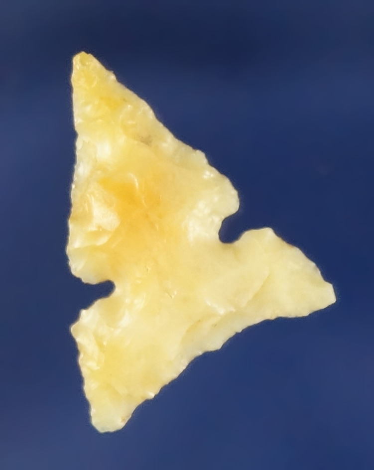 5/8" Desert Delta made from yellow Chalcedony found near the Dalles, on the mid Columbia