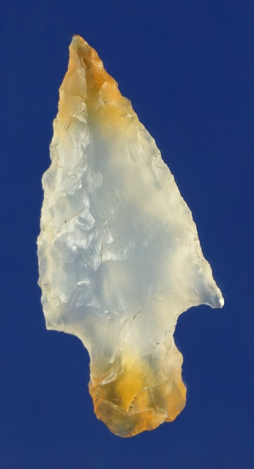 1" highly translucent Columbia River Gempoint found near Fountain bar.