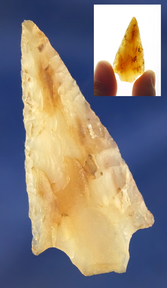 1 11/16" Gatecliff made from attractive semi translucent Agatized Wood- Columbia River, WA