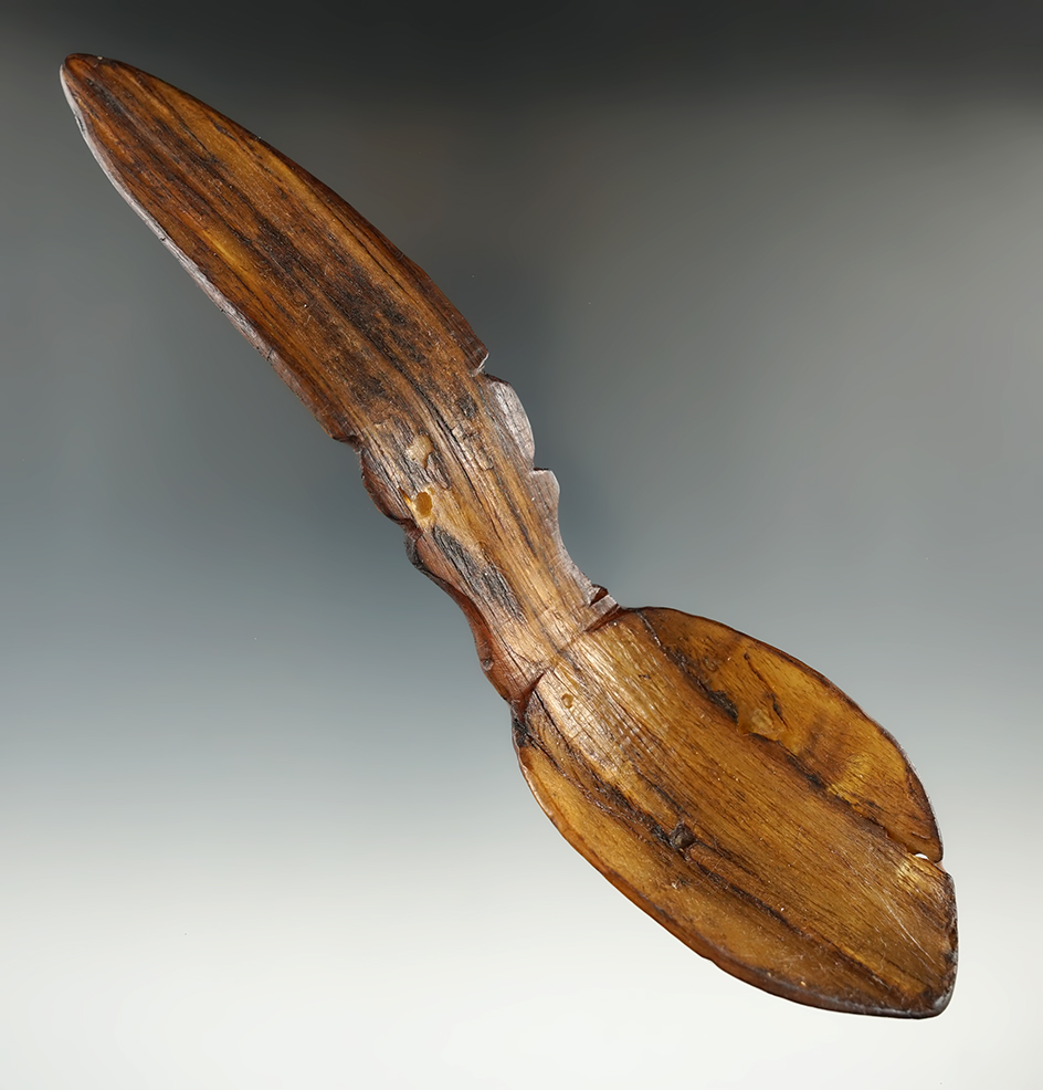 8" Well styled Spoon carved from Horn from Pima Co., Arizona.