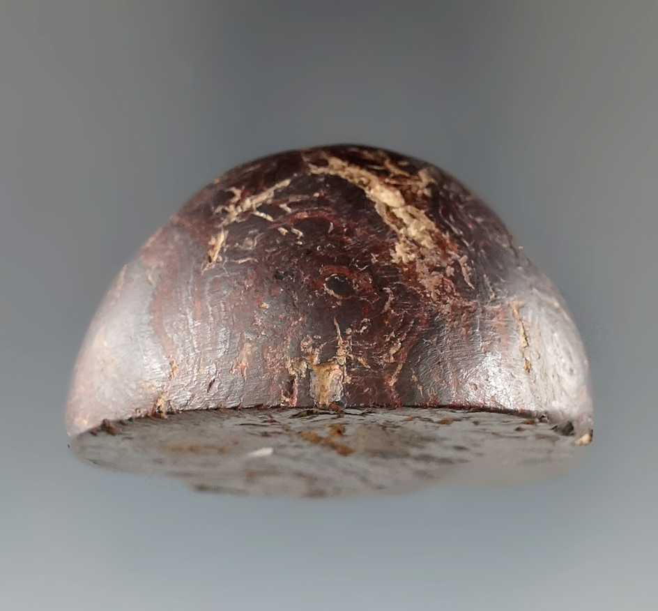 1 3/4" Hematite Cone found by Ali McGraw on his farm in Ross Co., Ohio.