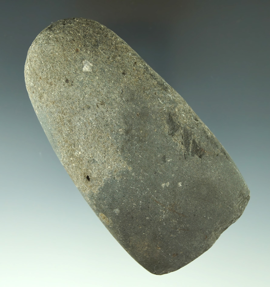 4 1/8" nicely styled Celt with good use polished to the bit area found in Michigan.