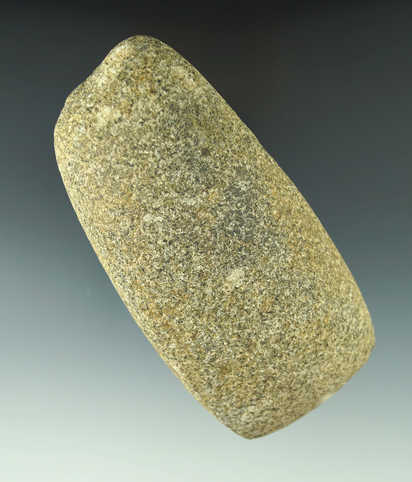 4 7/16" stone Celt is nicely crafted found in Michigan.