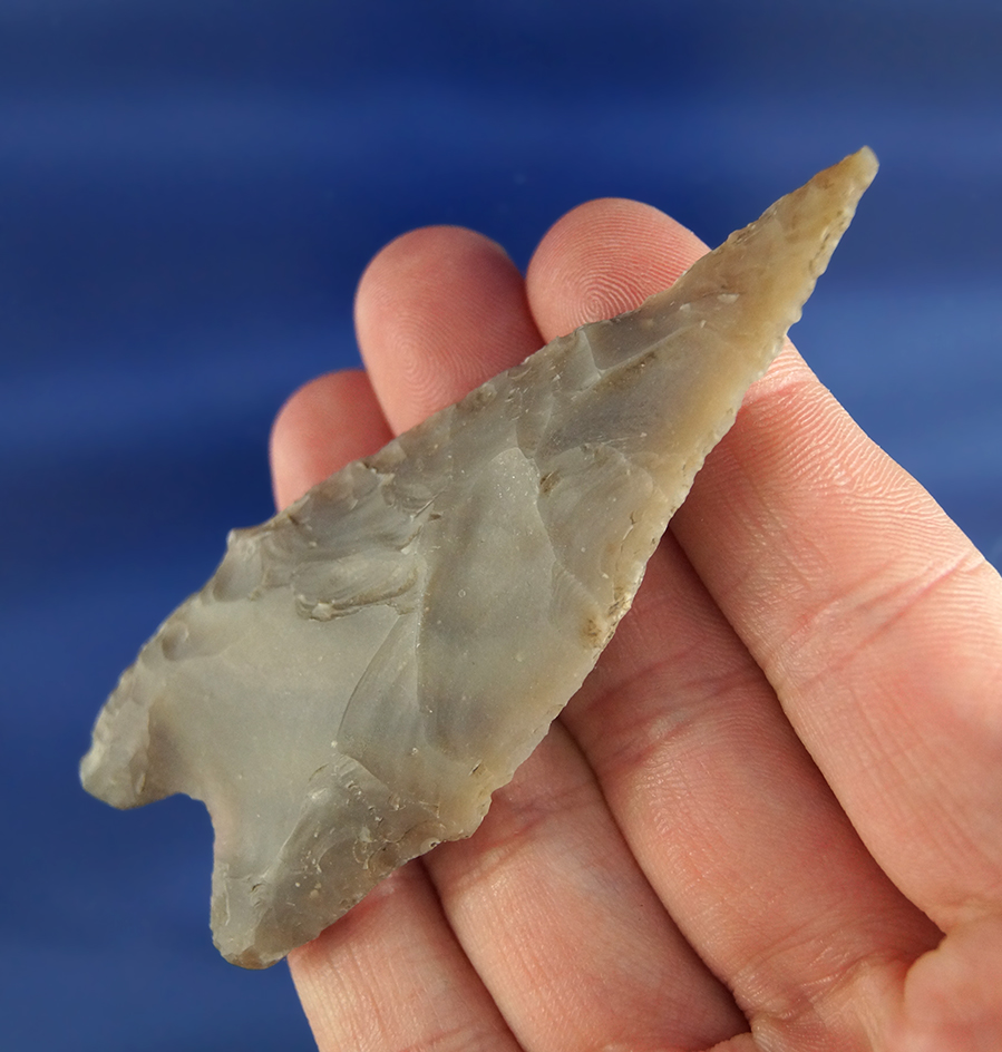 3 1/8" Peternales point found in Texas.