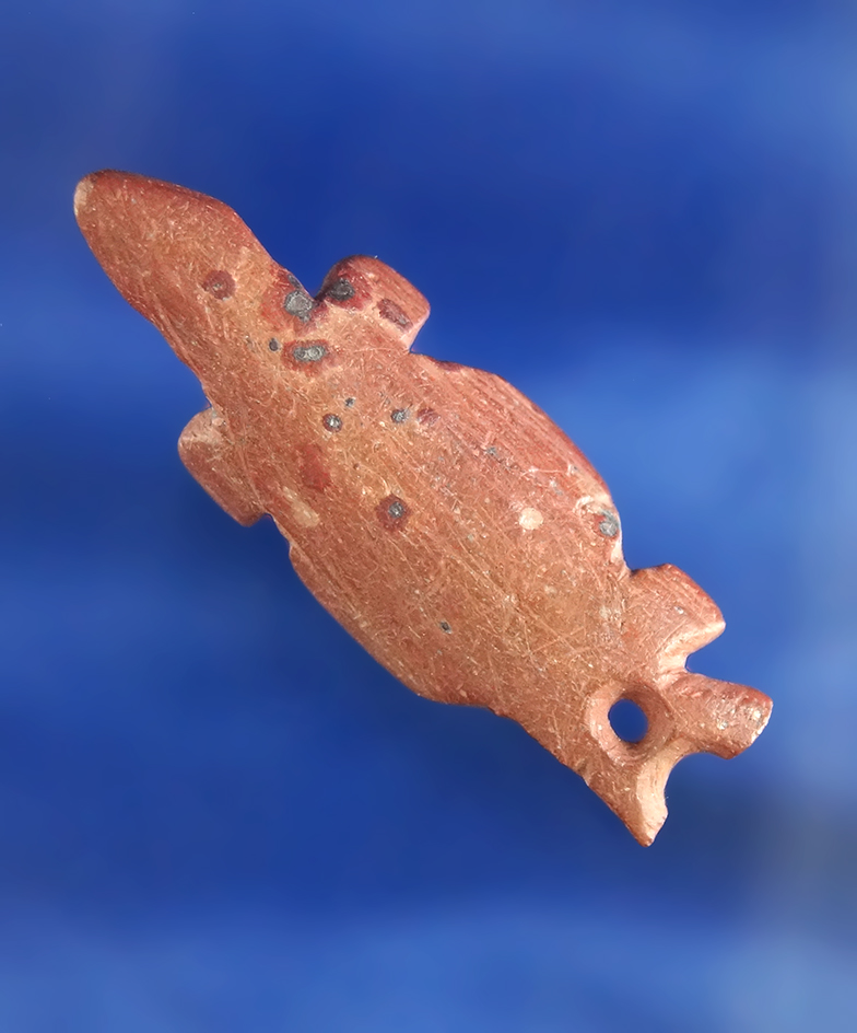 Unique! 1 3/4" animal effigy pendant/fetish found in Yavapai Co., Arizona.