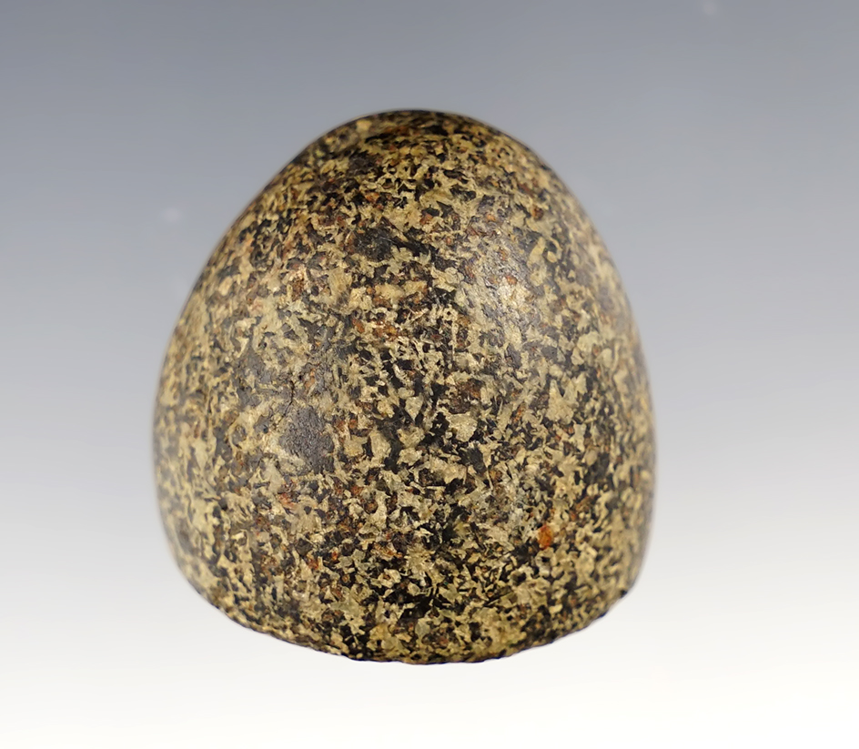 1 7/16" Hardstone Cone found in Ohio. Ex. Terry Elleman collection. 