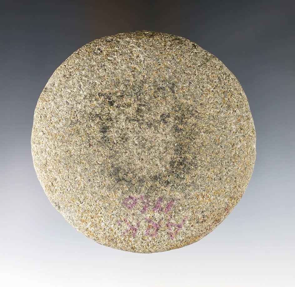 3 1/2" diameter Hardstone Discoidal found in Arkansas. 