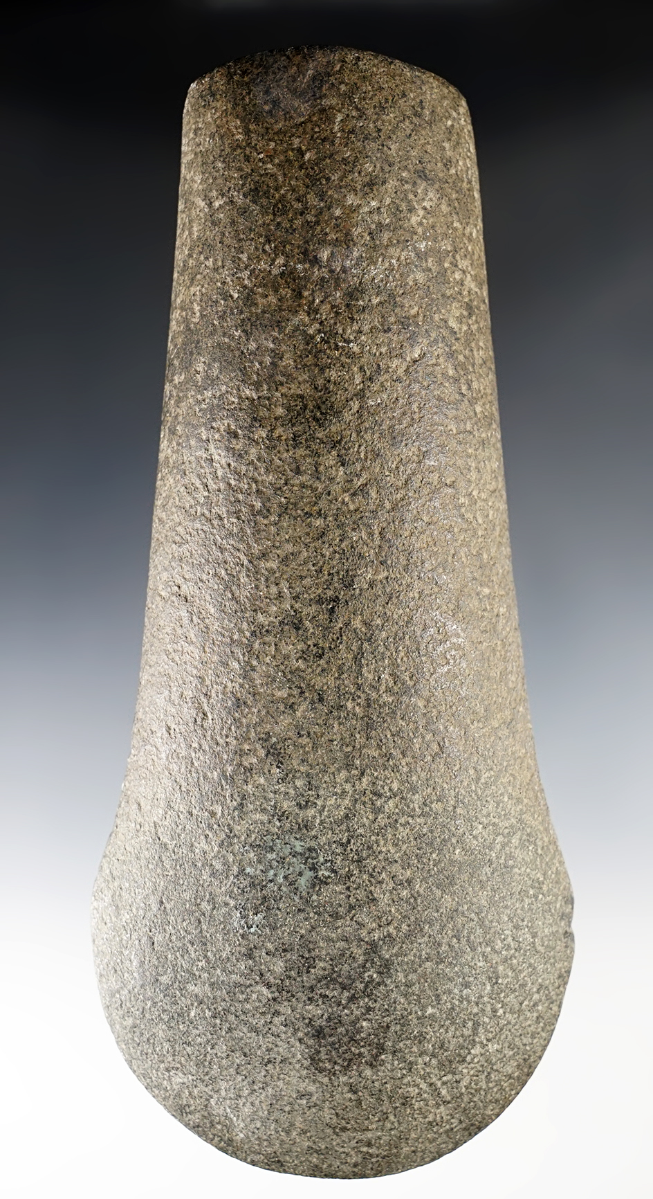 7" long Hardstone Spud found in Fulton Co., Illinois. Ex. B.W. Stephens collection. 