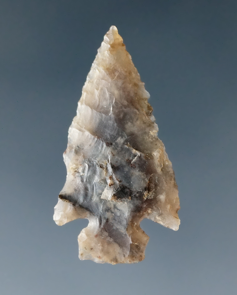 Beautiful material color on this translucent agate 1 1/16" Cornernotch  Bird point - Rio Blanco Co.,