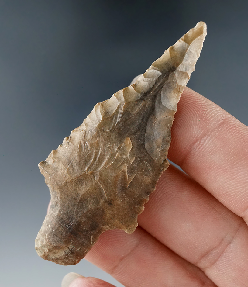 2 1/2" Stemmed Drill with a nice form found in Texas.