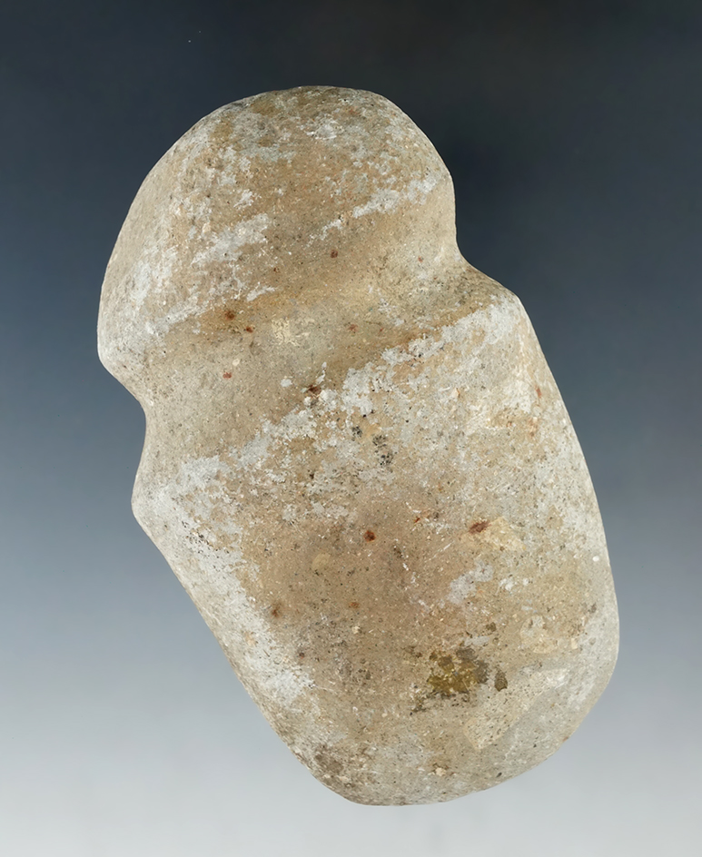 4 3/8" long full grooved Axe found in Kansas.