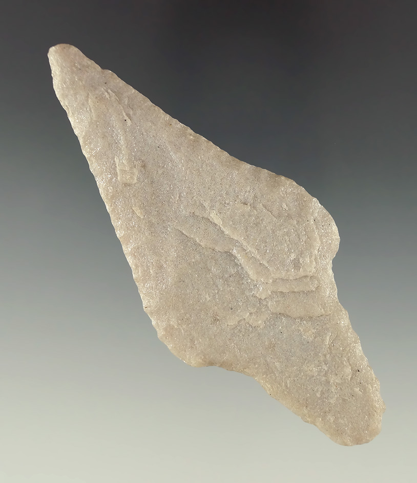 Uniquely styled 3 13/16" Quartz Knife found in Montana.