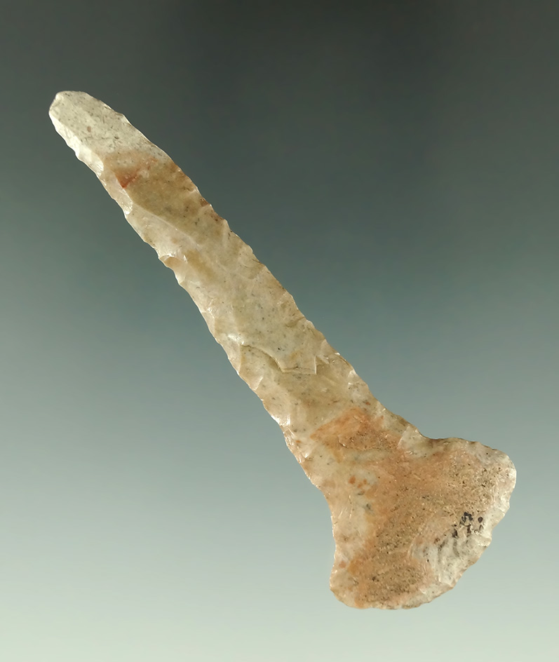 2 3/4" Grand Drill found by Mr. McDowell in Tulsa Co., Oklahoma. Perino COA.