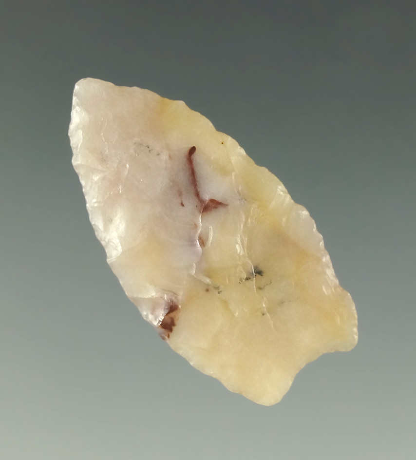 1 1/4" McKean made from beautiful Agate, found in Weld Co., Colorado.