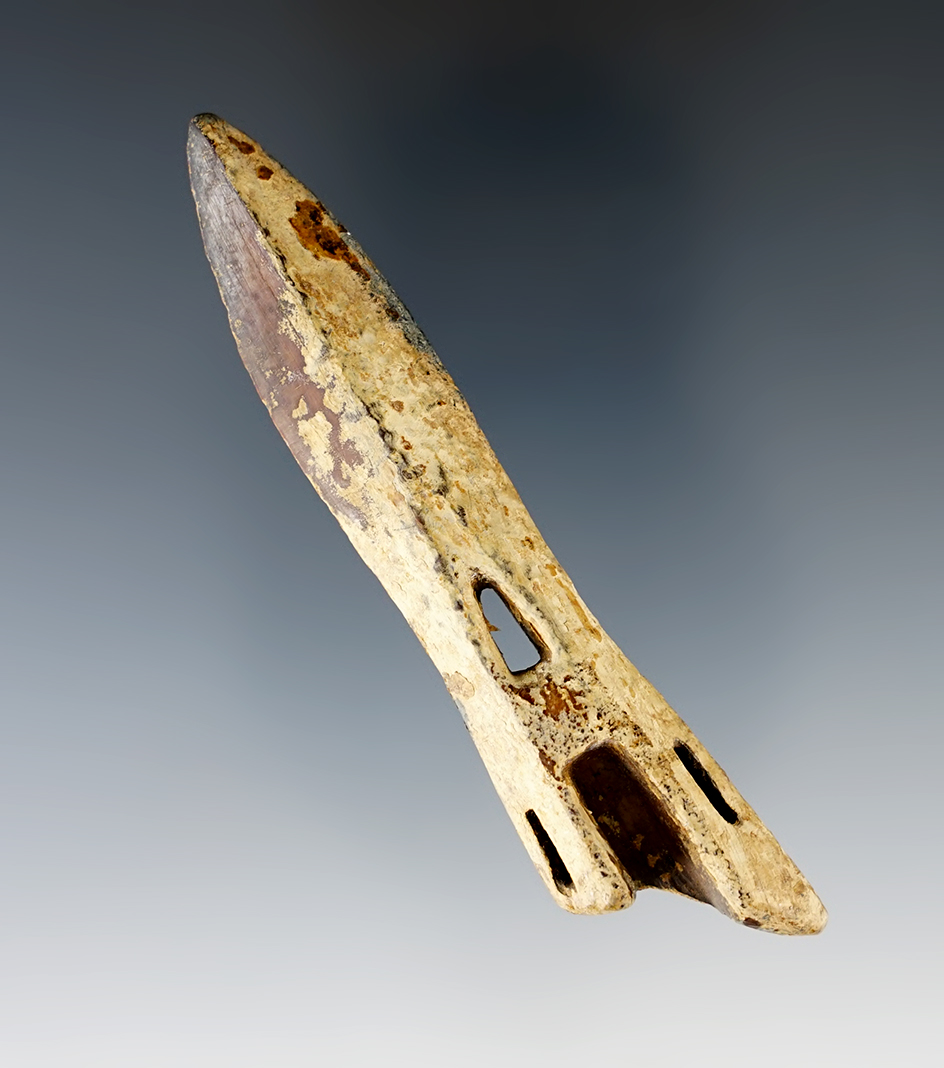 Very old 3 9/16" Ivory harpoon tip found in Alaska.