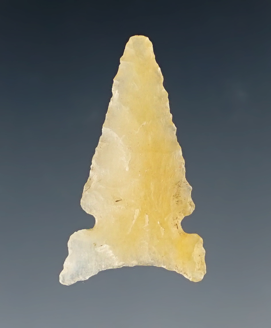 1" Sidenotch arrow point found in Wyoming.