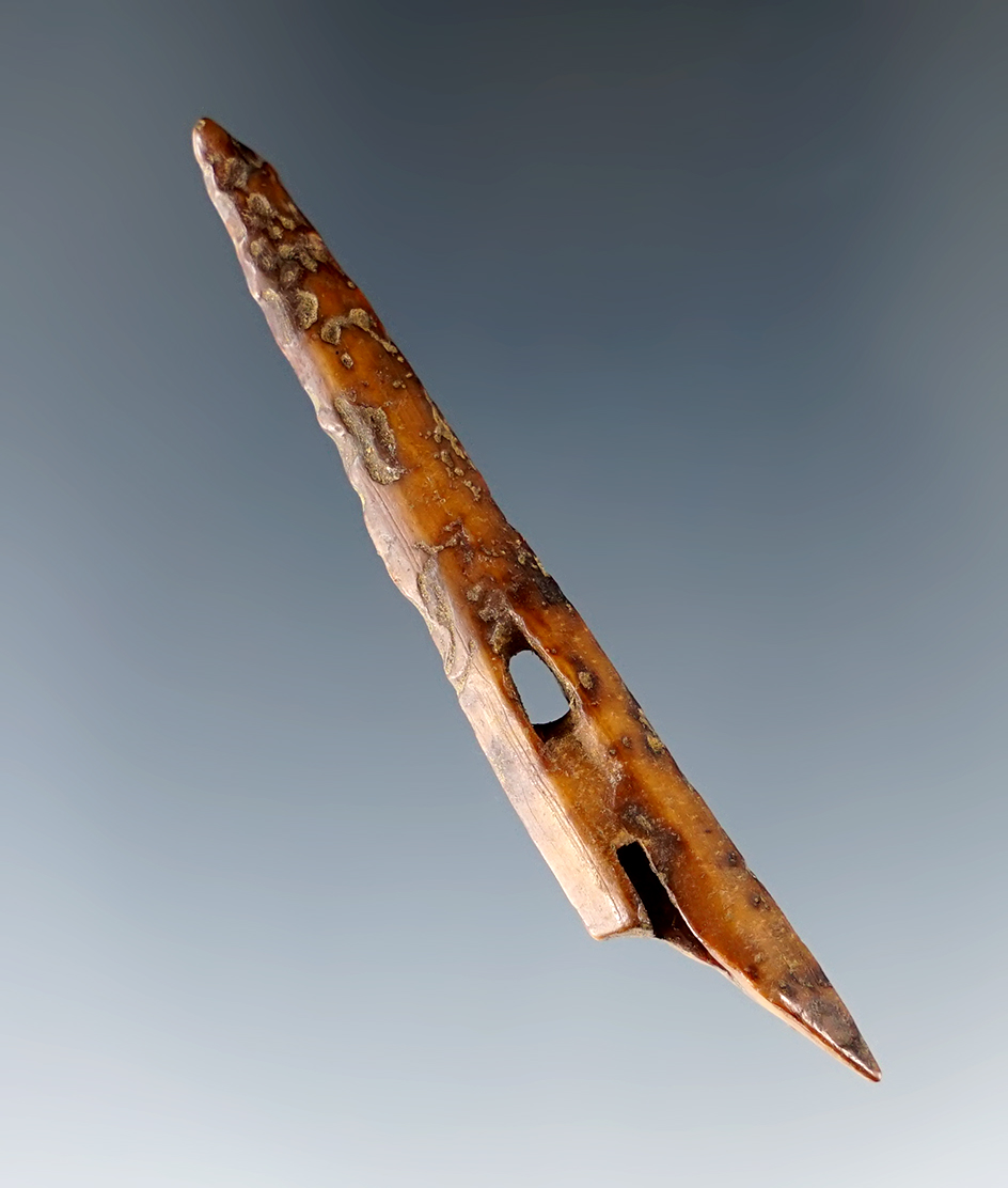 2 3/8" Ivory harpoon tip found in Alaska.