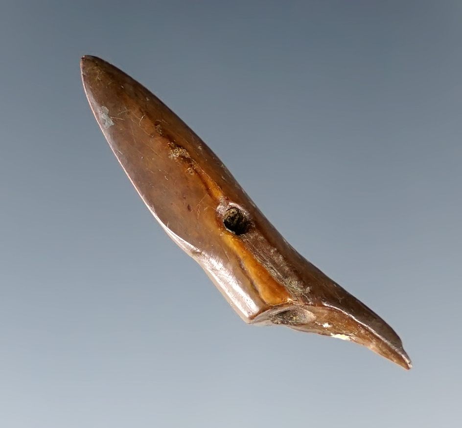 Rare! 1 3/8" Miniature well styled Ivory harpoon tip found in Alaska.