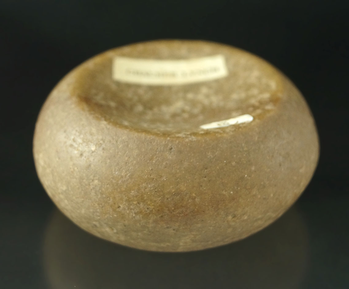 Very fine! 2 3/4" highly polished Double Cupped Quartz Discoidal  found in Trigg Co., Kentucky.