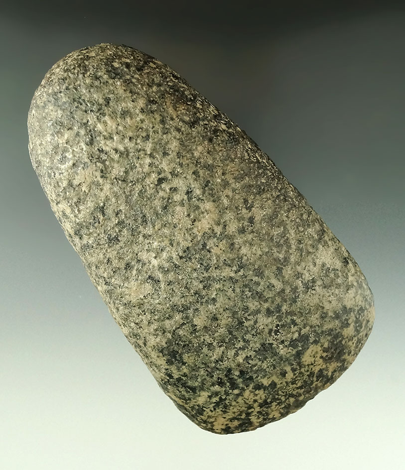 5" long granite Celt found in Grayson Co., Kentucky. Ex. Lar Hothem collection.