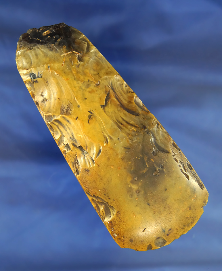 Excellent patina and good overall polish on this 4 5/8" Danish Flint Celt found in Denmark.