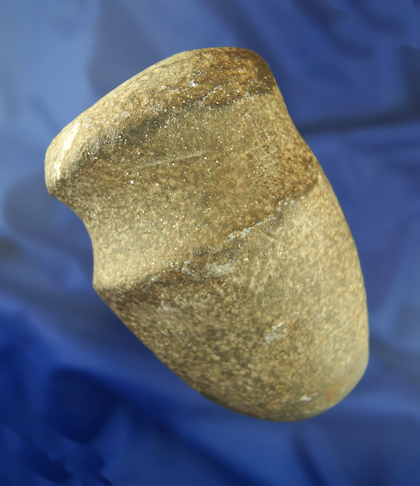 Well-developed 5 7/16" long 3/4 grooved Axe found in southern Ohio.