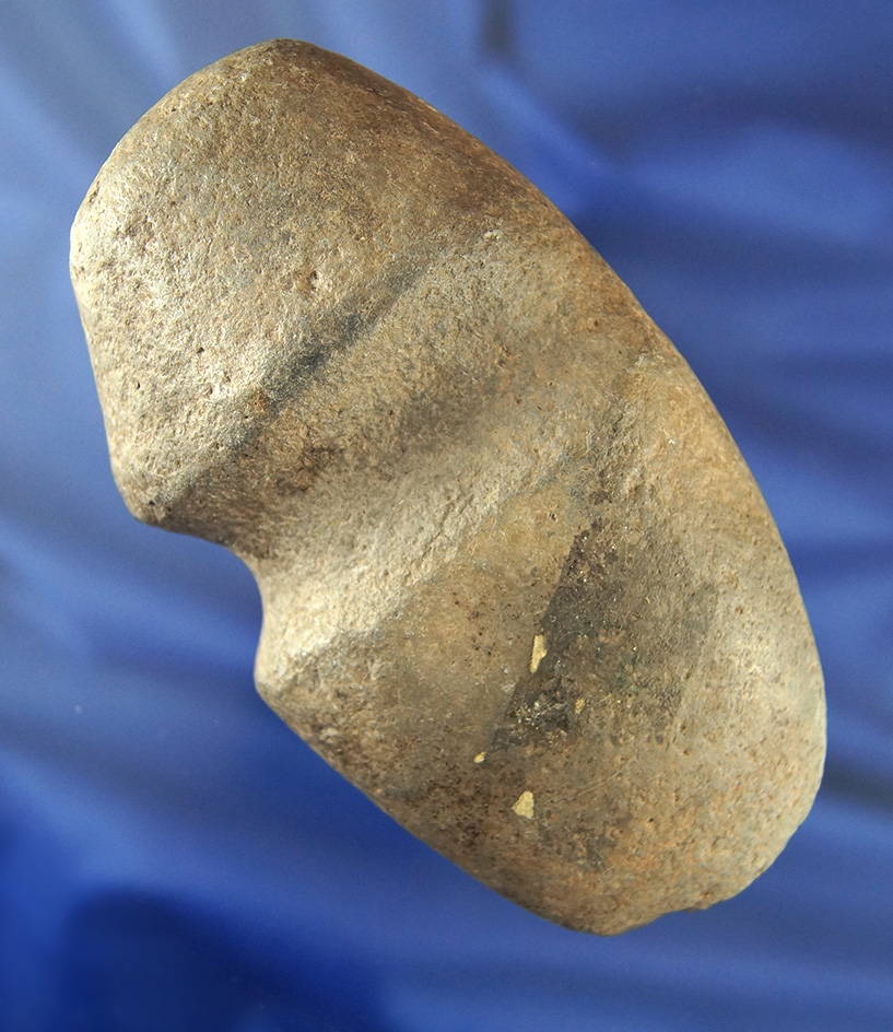 5" long 3/4 grooved Axe found in Branch Co., Michigan. Ex. Jeff Doren Collection.