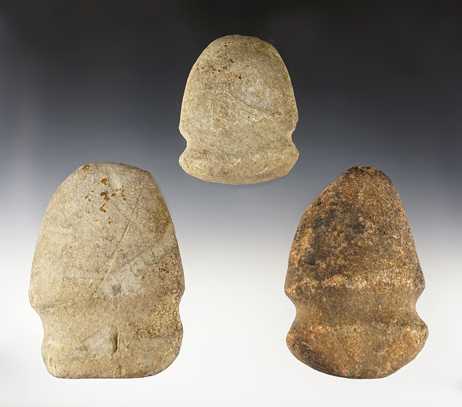 Set of 3 Midwest Axes in good condition. The largest is 4 7/8".