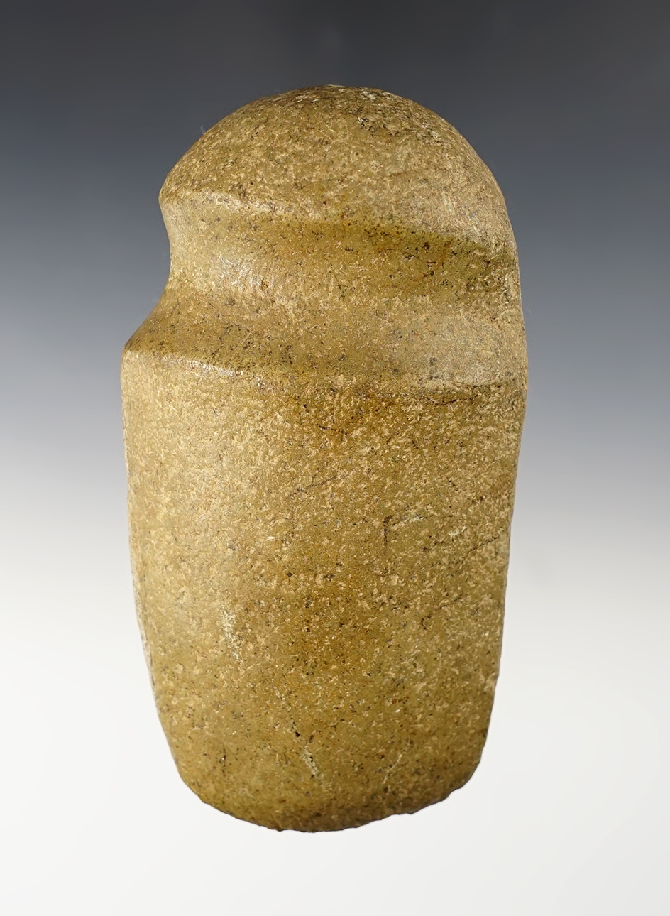 Well polished 5 1/4" long 3/4 Groove Axe in good condition.