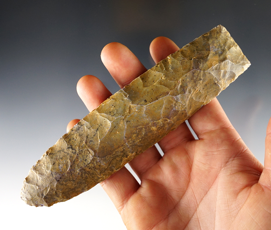 Fine 5 13/16" African Neolithic Flint Celt in excellent condition. Ex. Clem Collins collection.