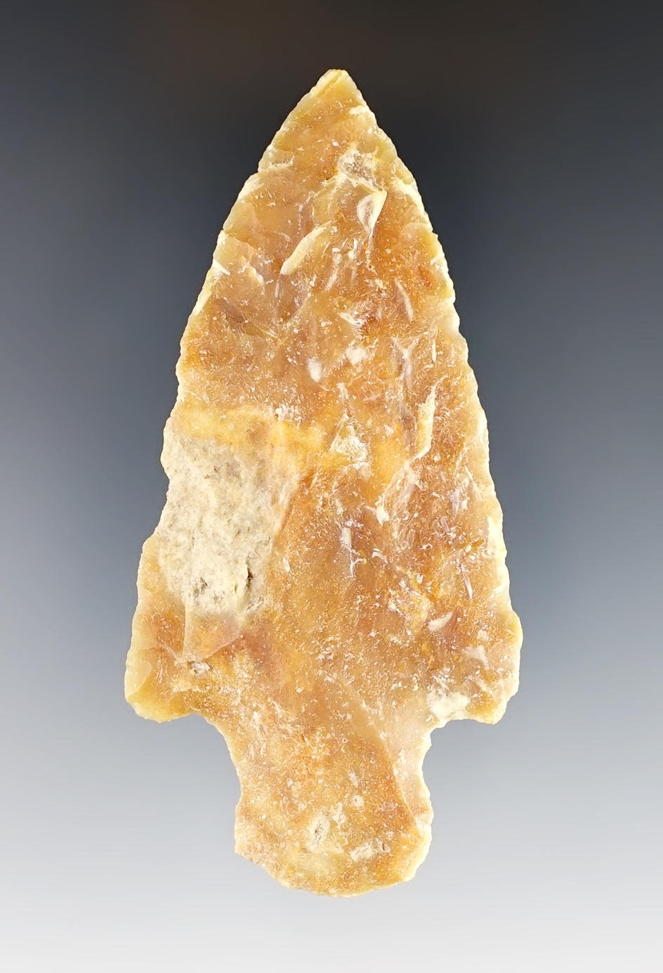 Well patinated 3 3/16" Stemmed Knife found in Florida.