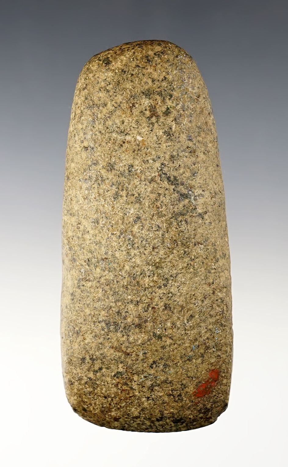 4 3/8" Ohio Hardstone Celt with excellent ancient polish to the bit area.