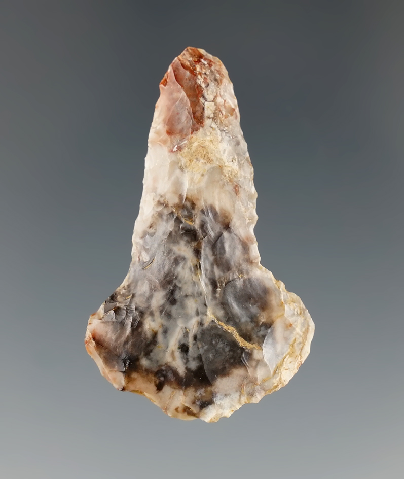 1 11/16" Drill made from beautiful Flint Ridge Flint found in Ohio.